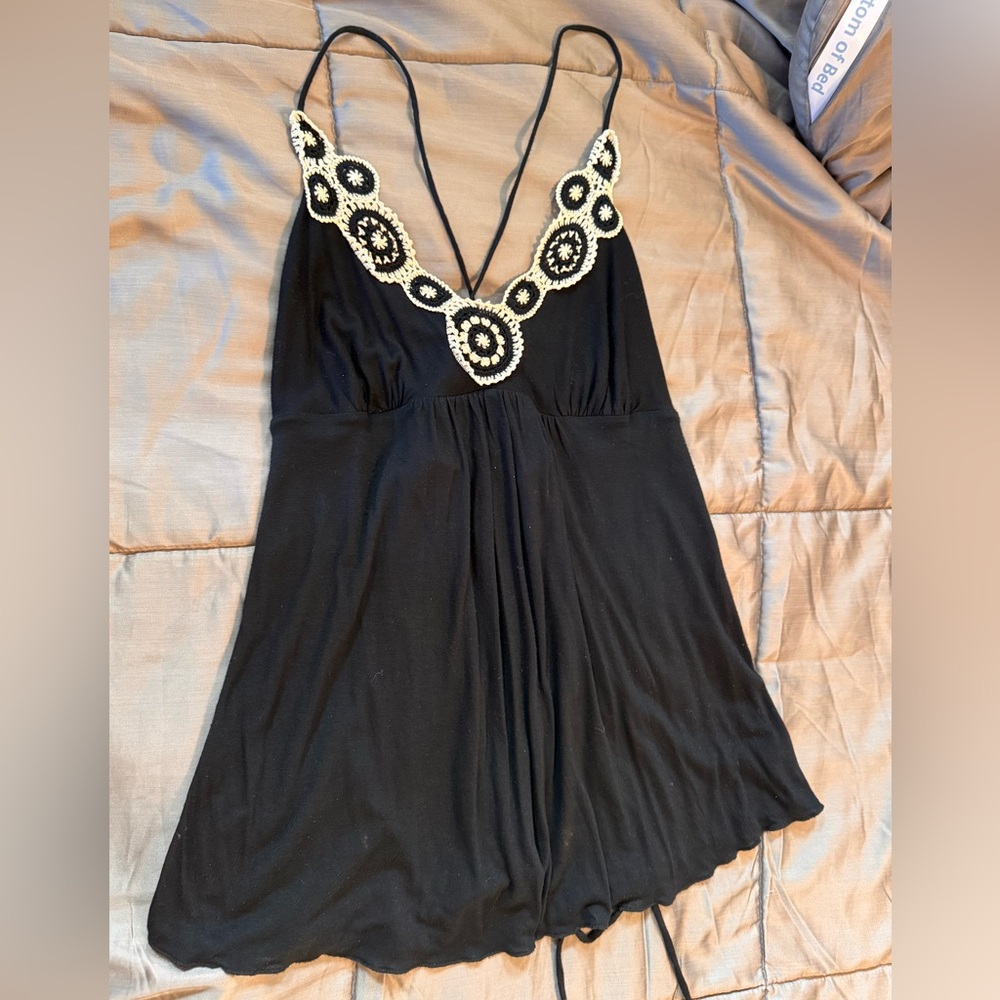 Halter top with Embroidered Detail